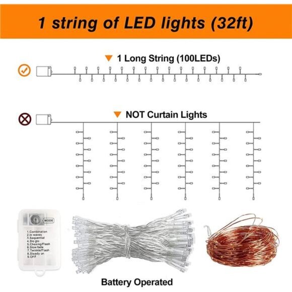 168Ft 24 Pack Fake Vines with Lights, Ivy Garland Fake Leaves with 200 LED - Picture 7 of 7